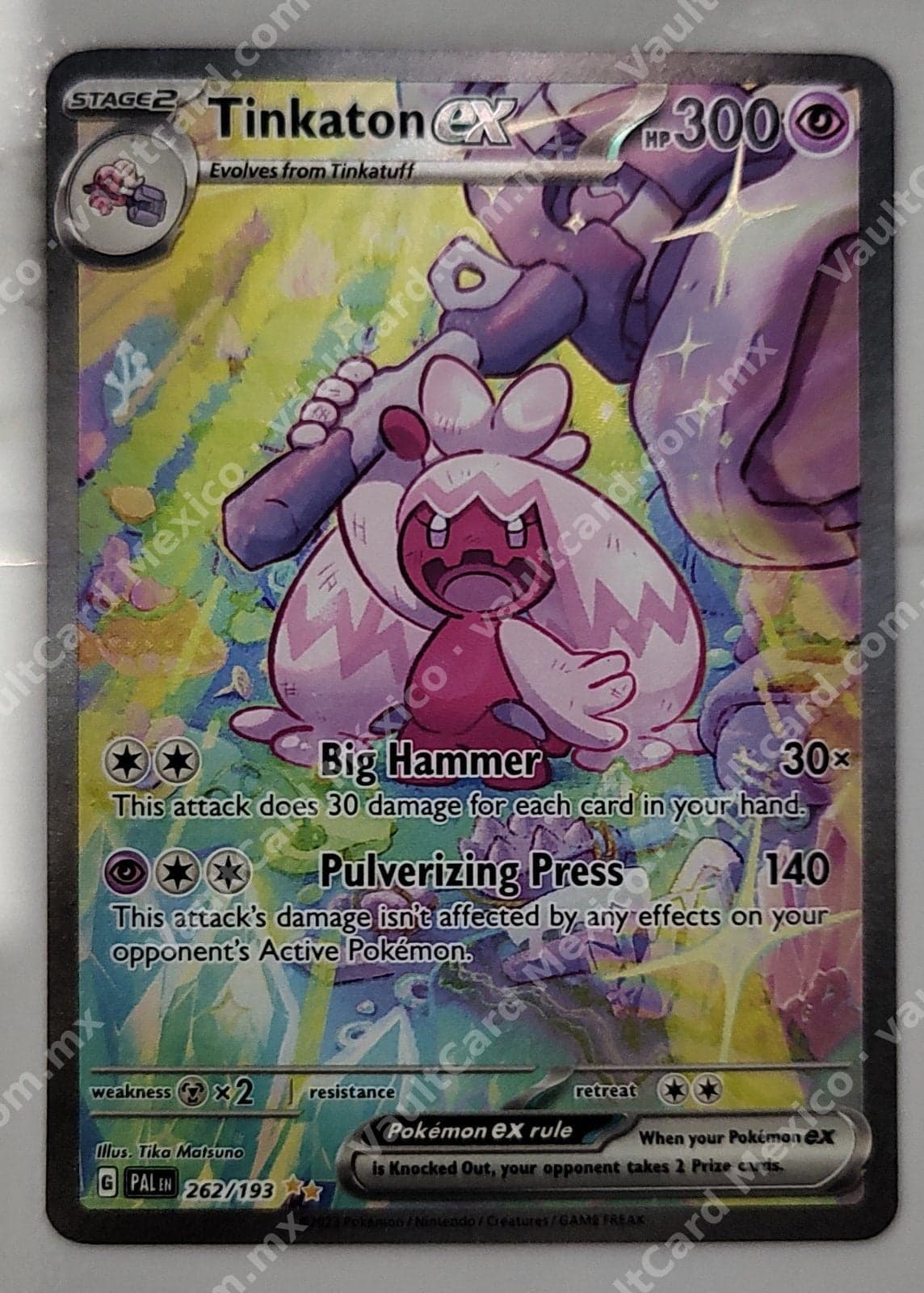 Tinkaton ex 262/193 - Paldea Evolved (PAL) Inglés - Special Illustration Rare