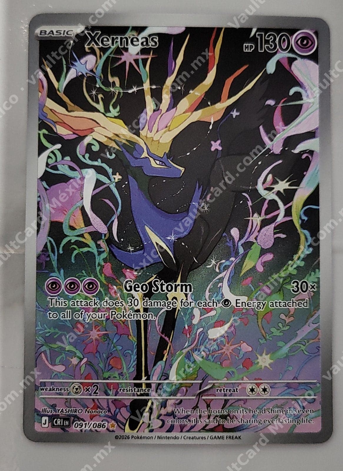 Xerneas 091/086 - (CRI) Inglés - Illustration Rare