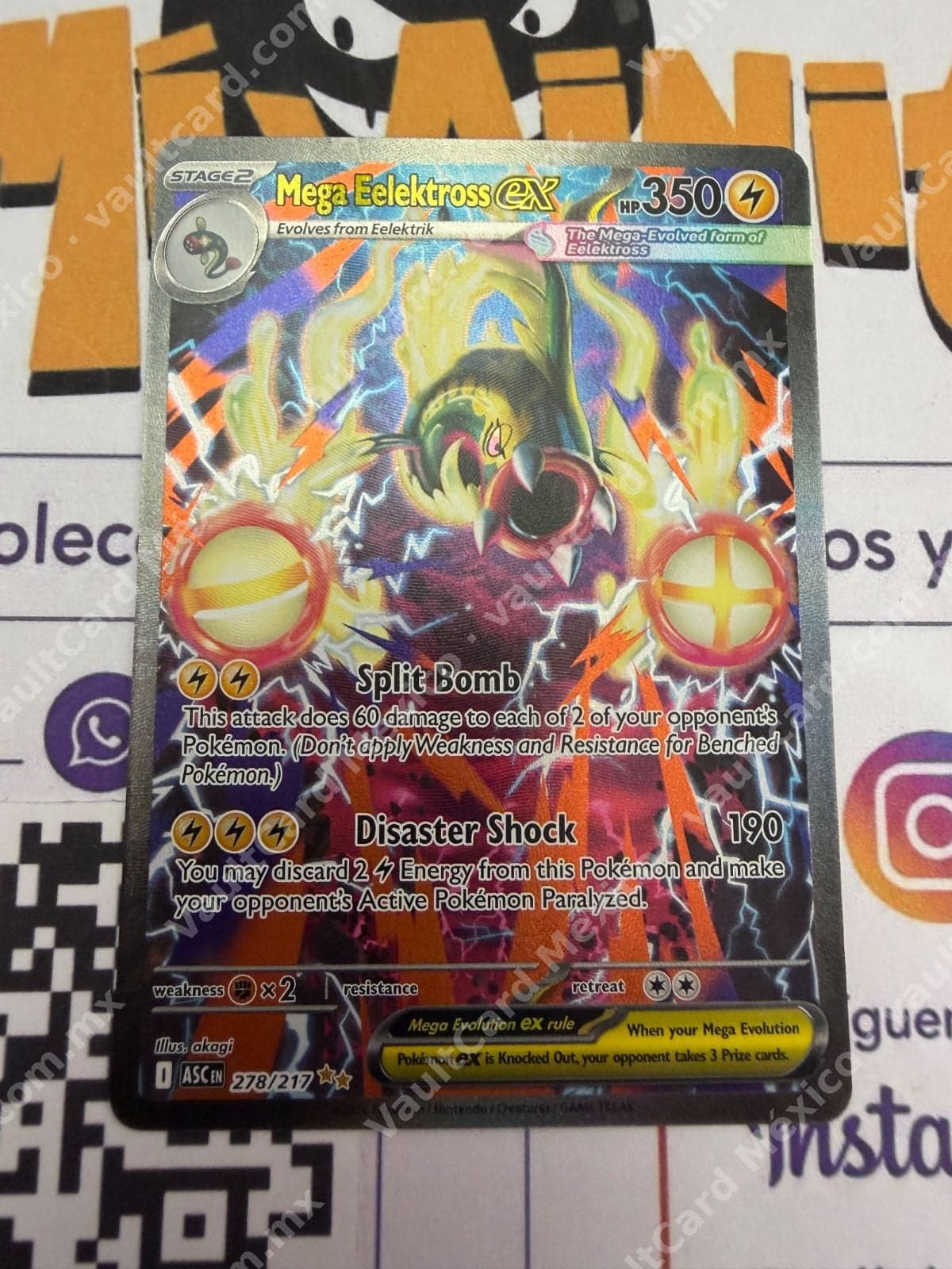 Mega Eelektross ex 278/217 - (ASC) Inglés