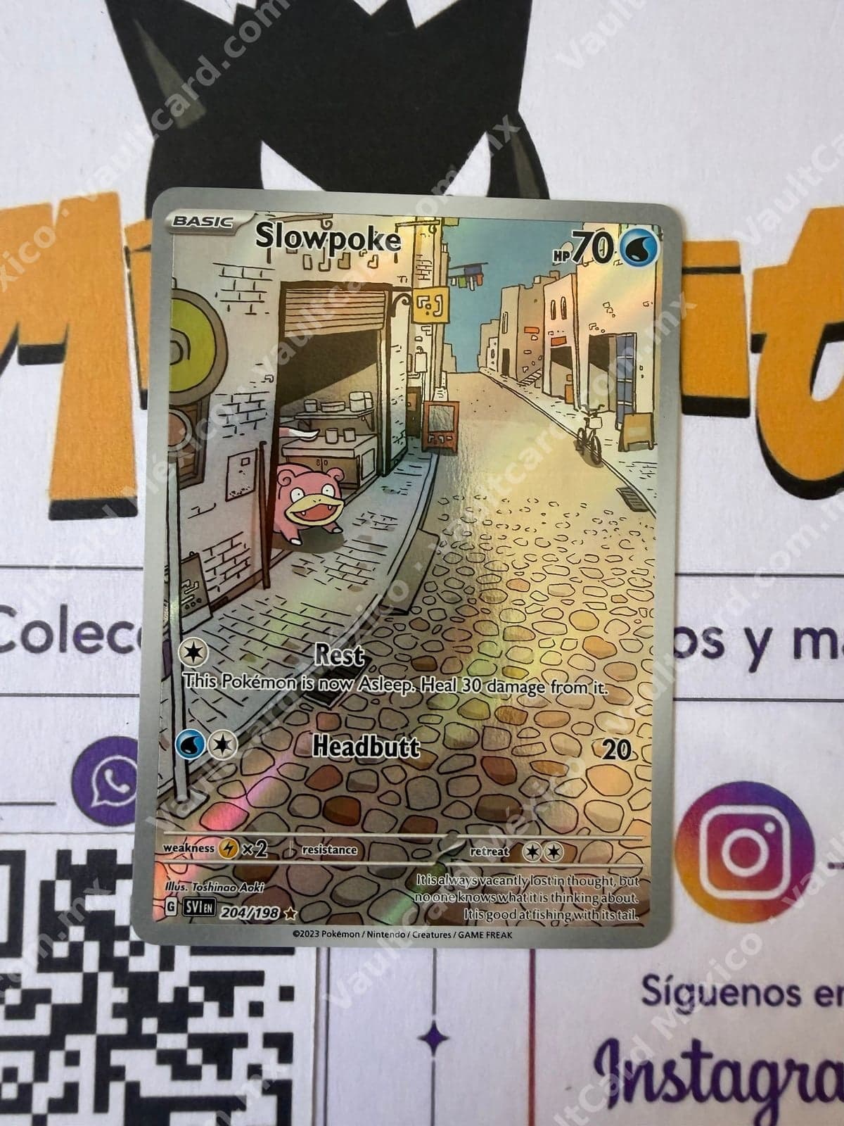 Slowpoke 204/198 - Pokémon Scarlet & Violet (SVI) Inglés - Illustration Rare