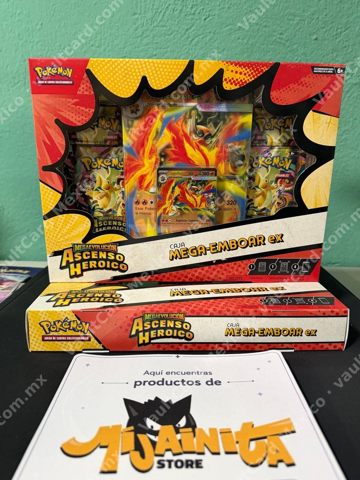 Caja Mega-Emboar ex - Megaevolución Ascenso Heroico Español