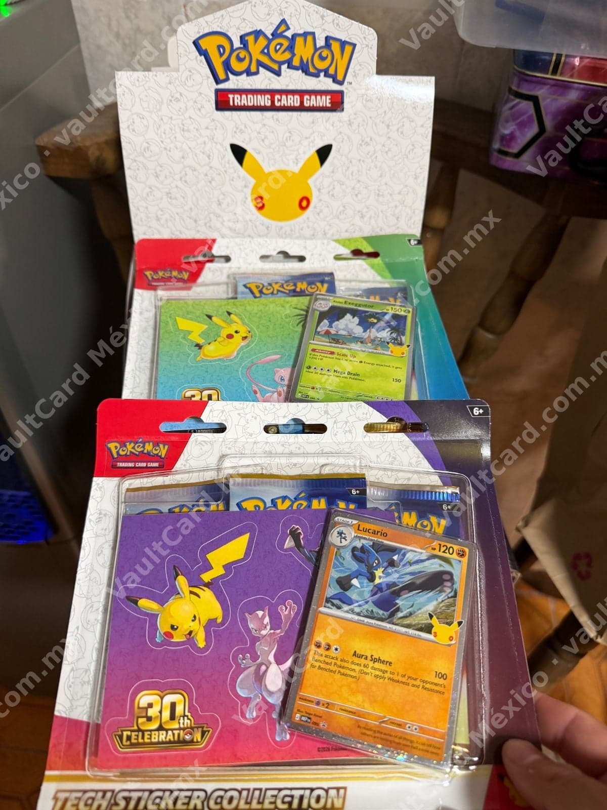 2 Pokémon TCG 30th Celebration Tech Sticker Collection - Inglés (Sellado)