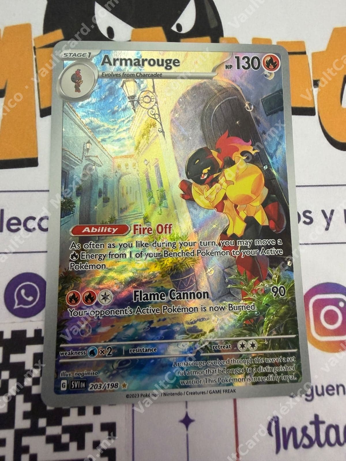 Armarouge 203/198 - Scarlet & Violet (SVI) Inglés - Illustration Rare