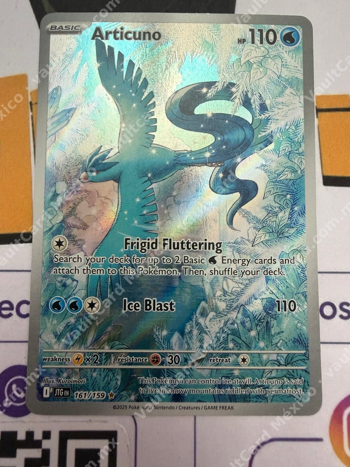 Articuno 161/159 - (JTG) Inglés - Illustration Rare