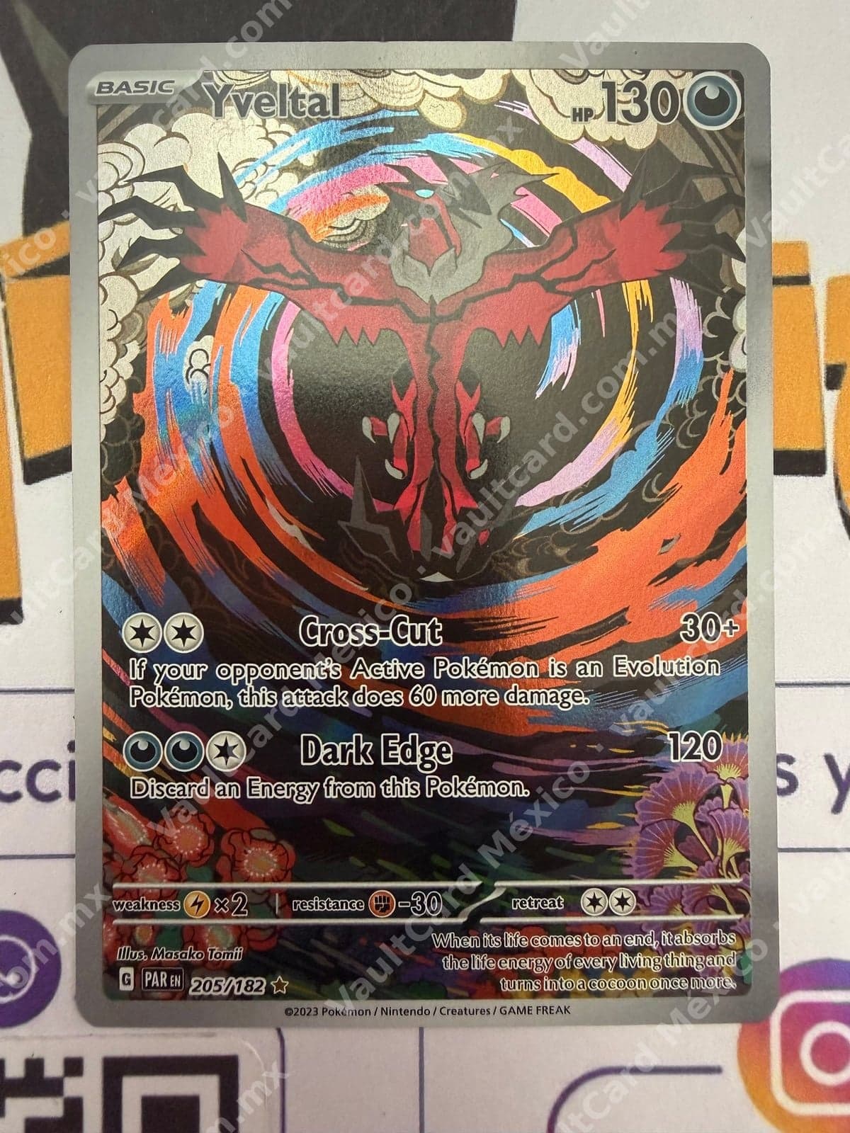 Yveltal 205/182 - Paradox Rift (PAR) Inglés - Illustration Rare