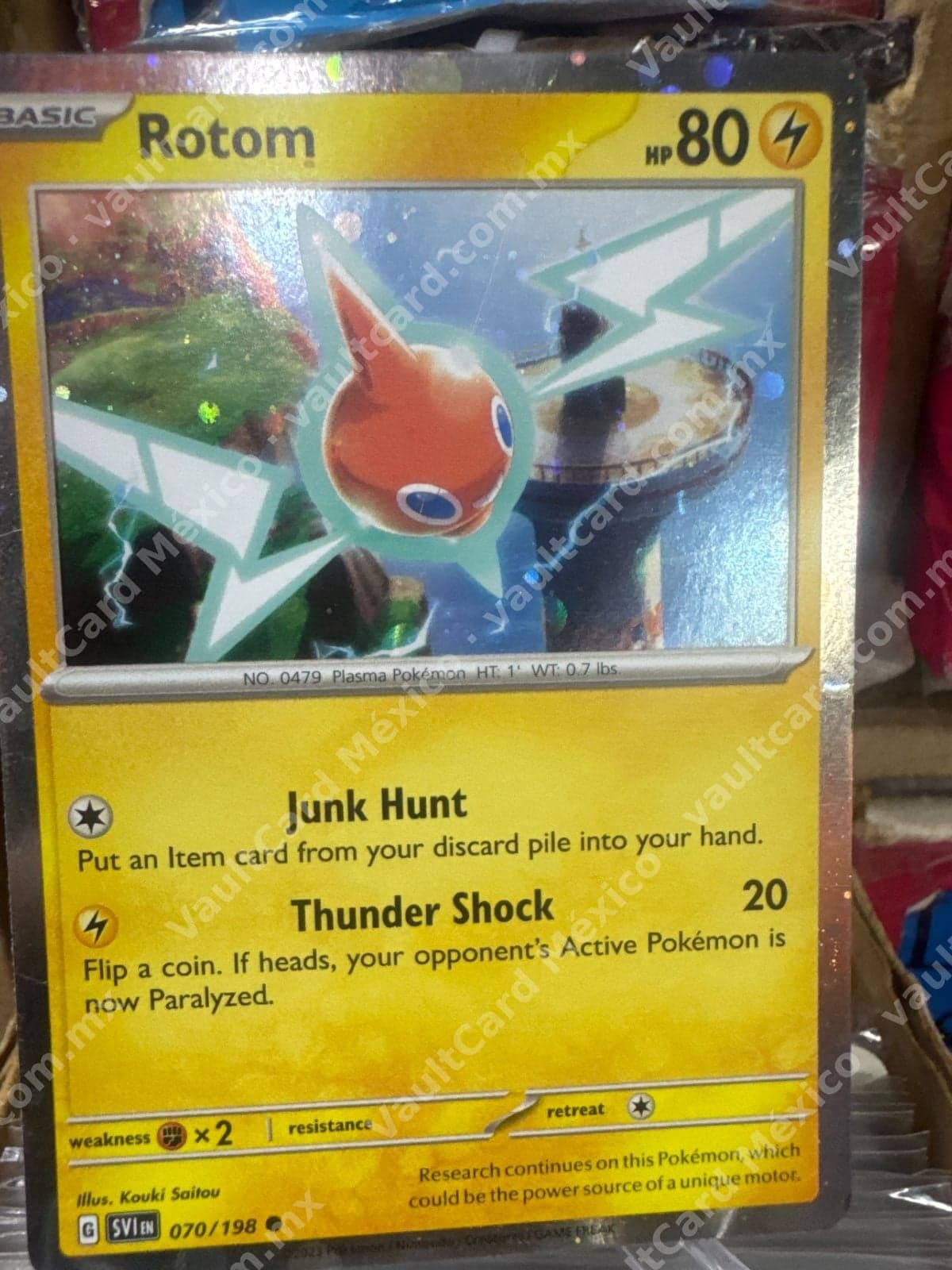 Rotom 070/198 - Scarlet & Violet (SVI) Inglés