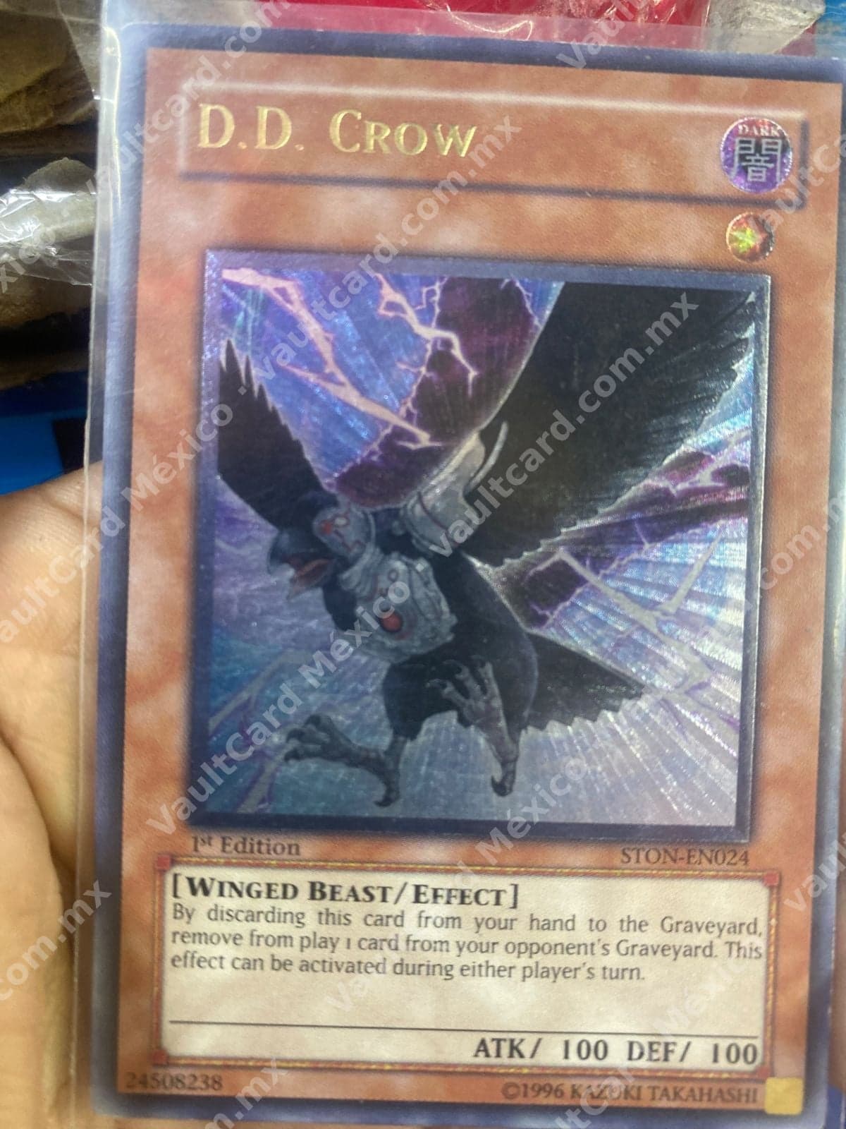D.D. Crow STON-EN024 Ultimate Rare 1st Edition Inglés - Yu-Gi-Oh!