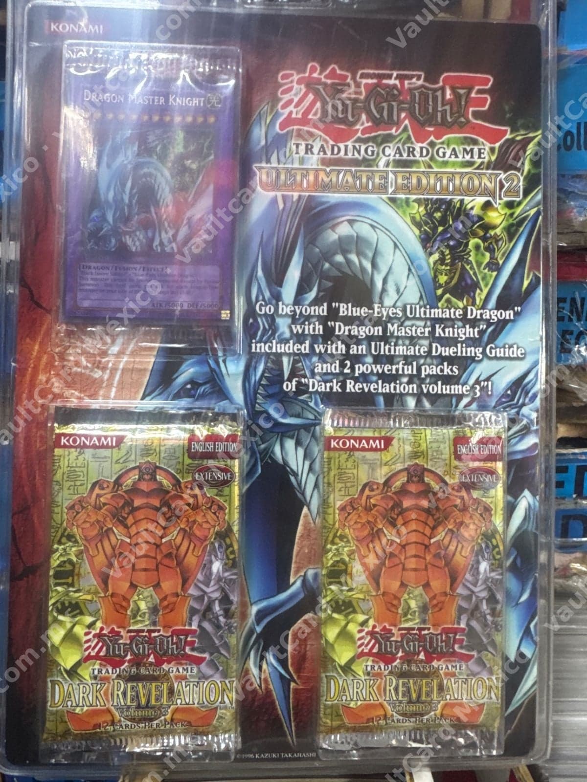 Yu-Gi-Oh! Ultimate Edition 2 Blister Sellado - Dragon Master Knight + 2 Sobres Dark Revelation Vol. 3 (Inglés)