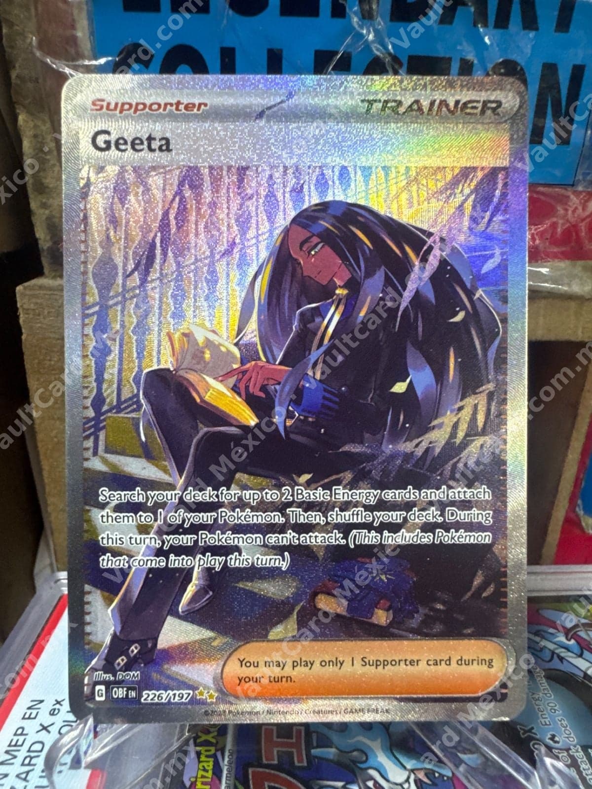 Geeta 226/197 - Obsidian Flames (OBF) Inglés - Special Illustration Rare