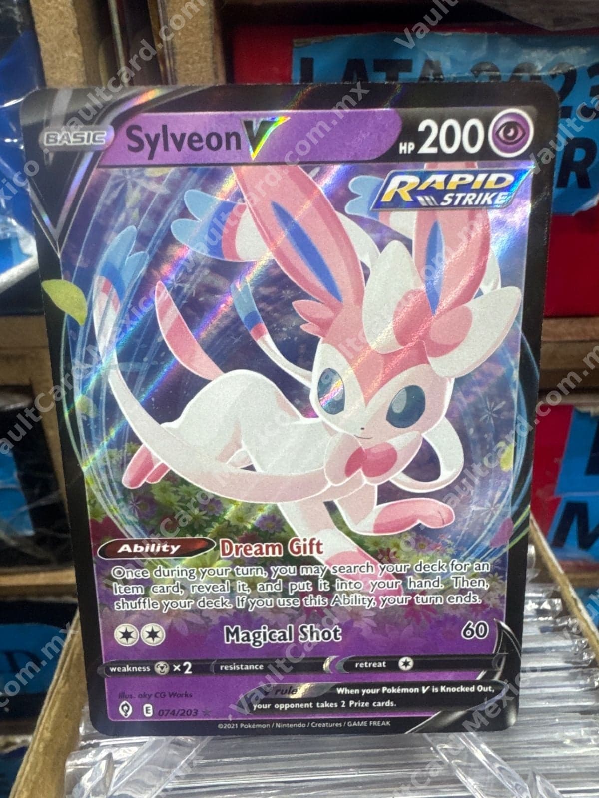 Sylveon V 074/203 - Evolving Skies (EVS) Full Art Inglés