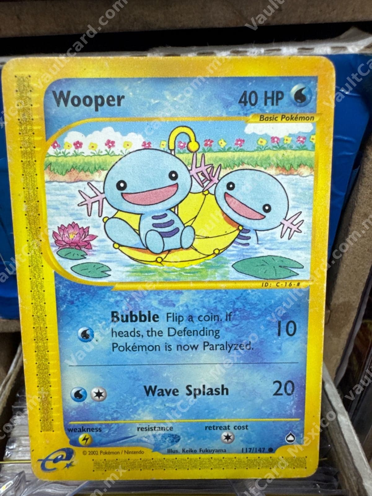 Wooper 117/147 - Aquapolis Inglés