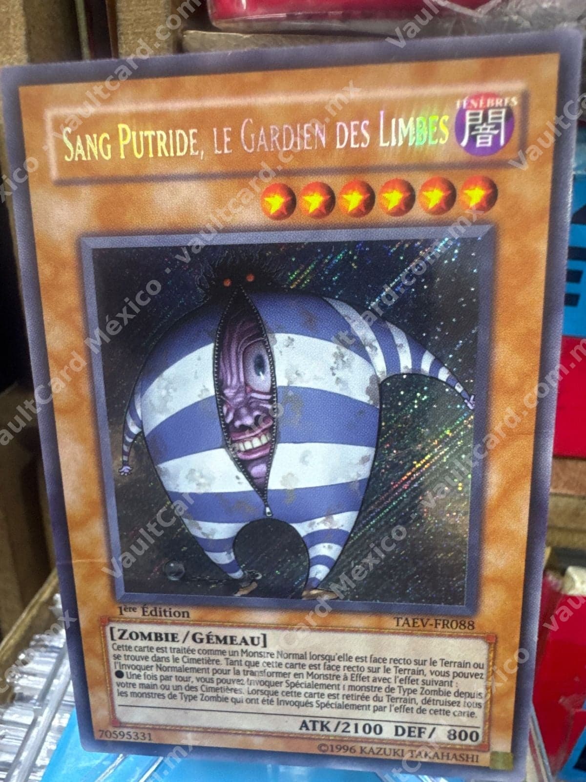 Sang Putride, le Gardien des Limbes TAEV-FR088 Secret Rare 1ra Edición Francés