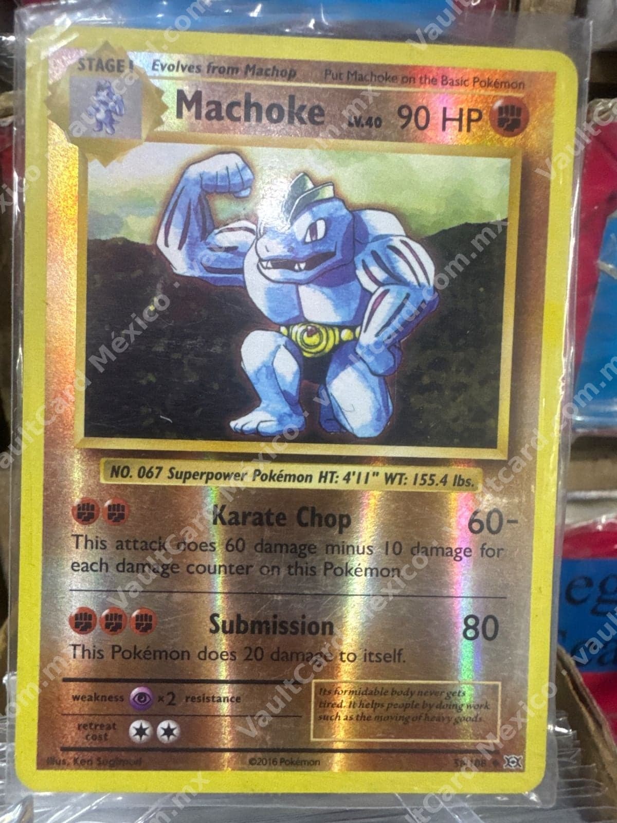 Machoke 58/108 - Evolutions (EVO) Inglés Reverse Holo