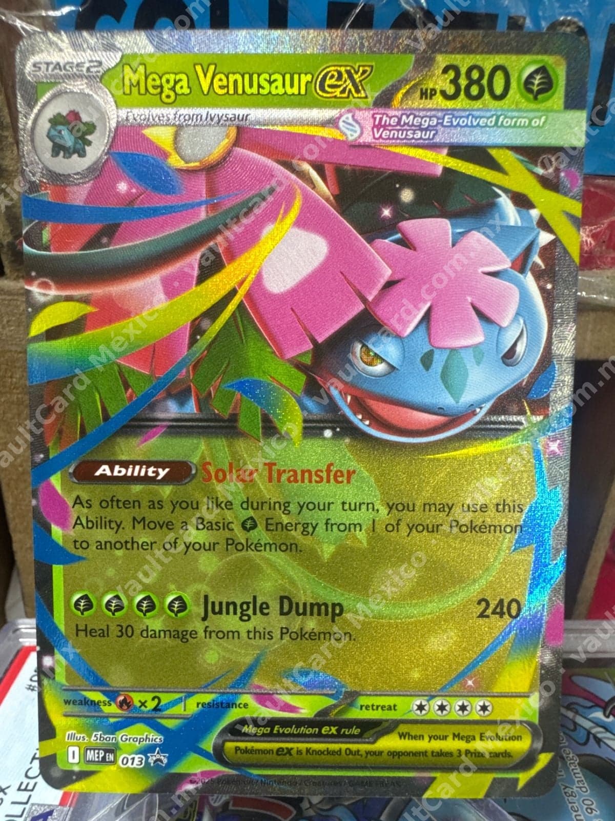 Mega Venusaur ex 013 - Promo (MEP) Inglés