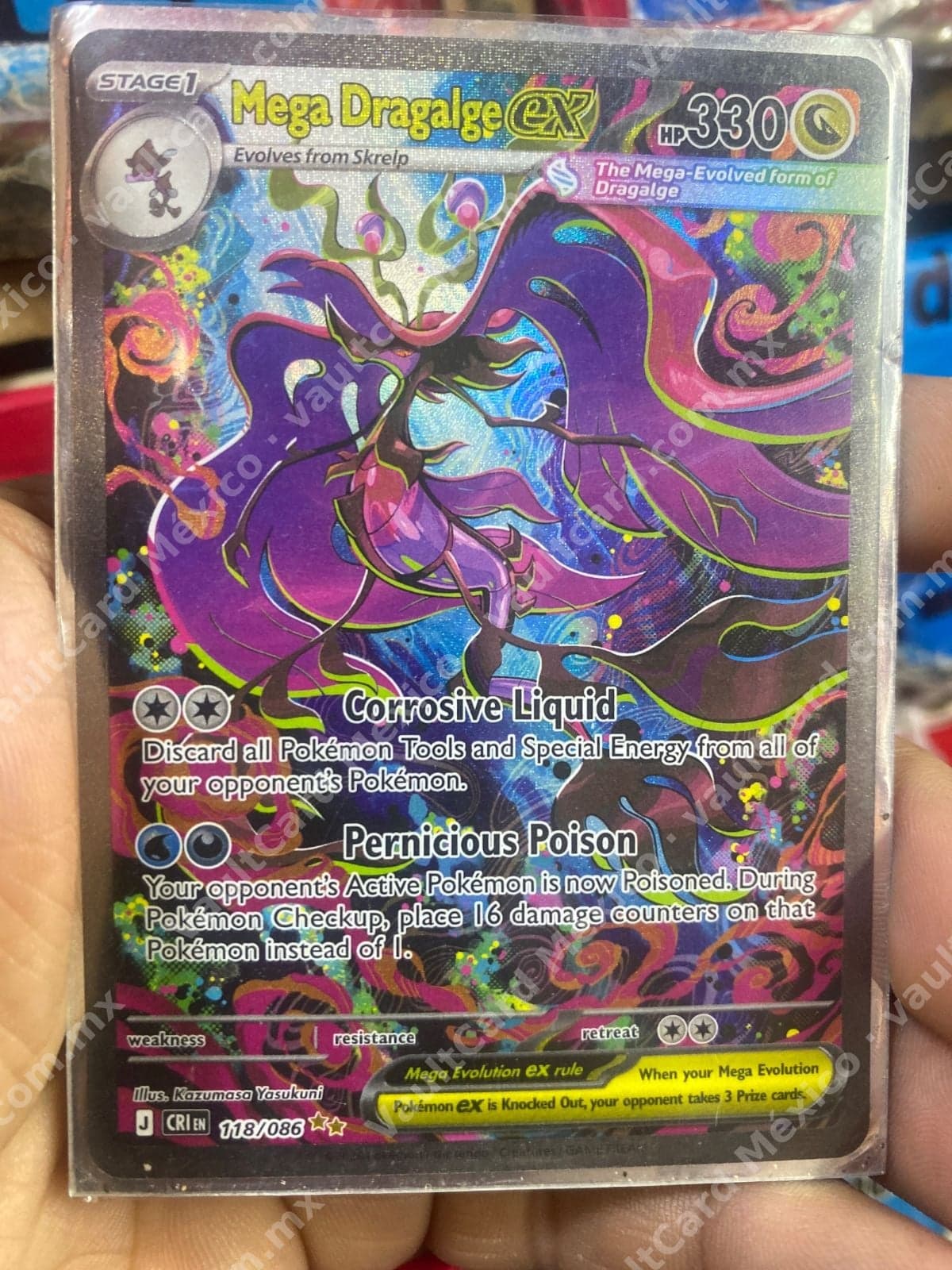 Mega Dragalge ex 118/086 - (CRI) Inglés - Special Illustration Rare