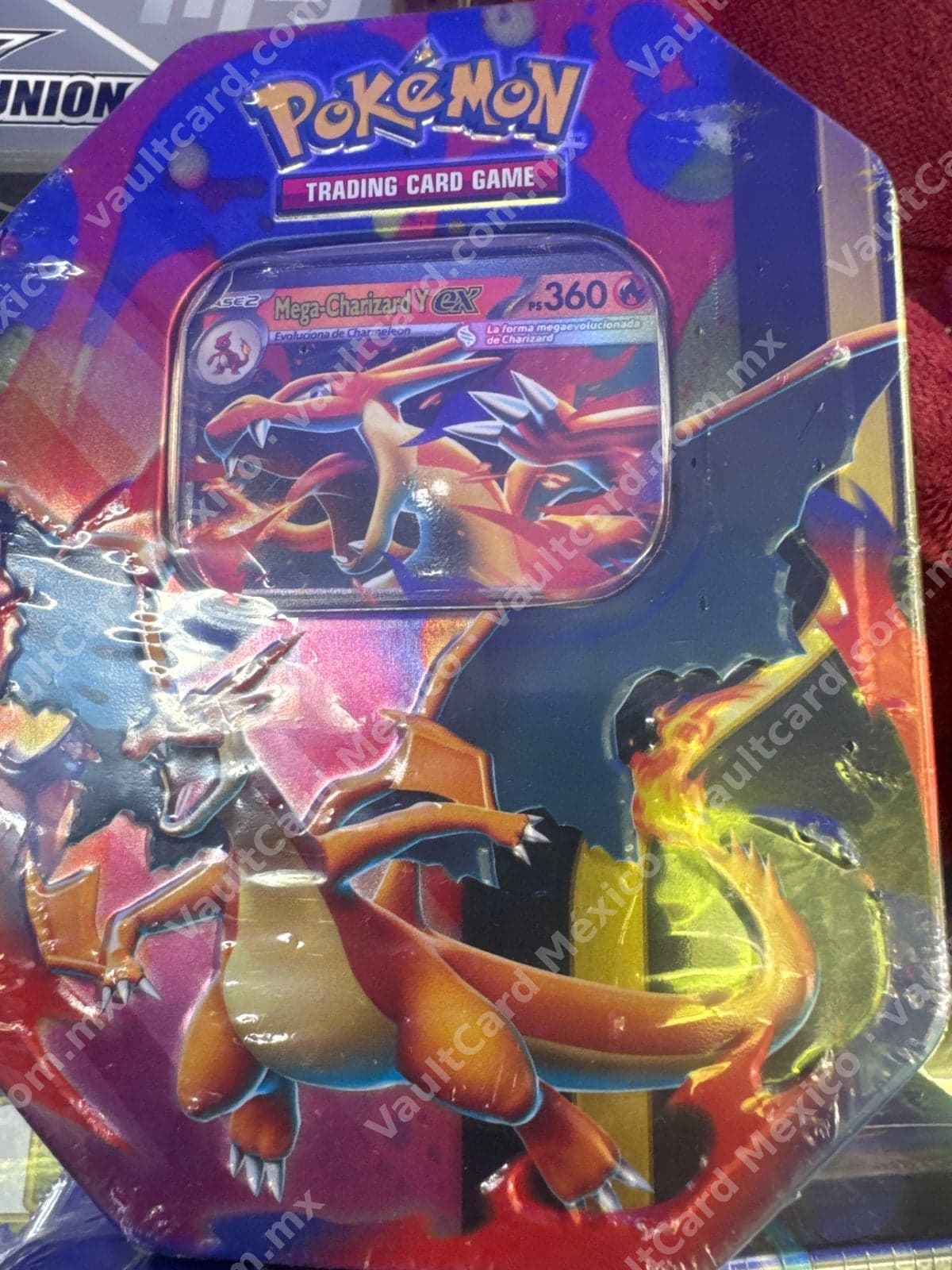 Lata Pokémon TCG Mega-Charizard Y ex - Sellada en Español