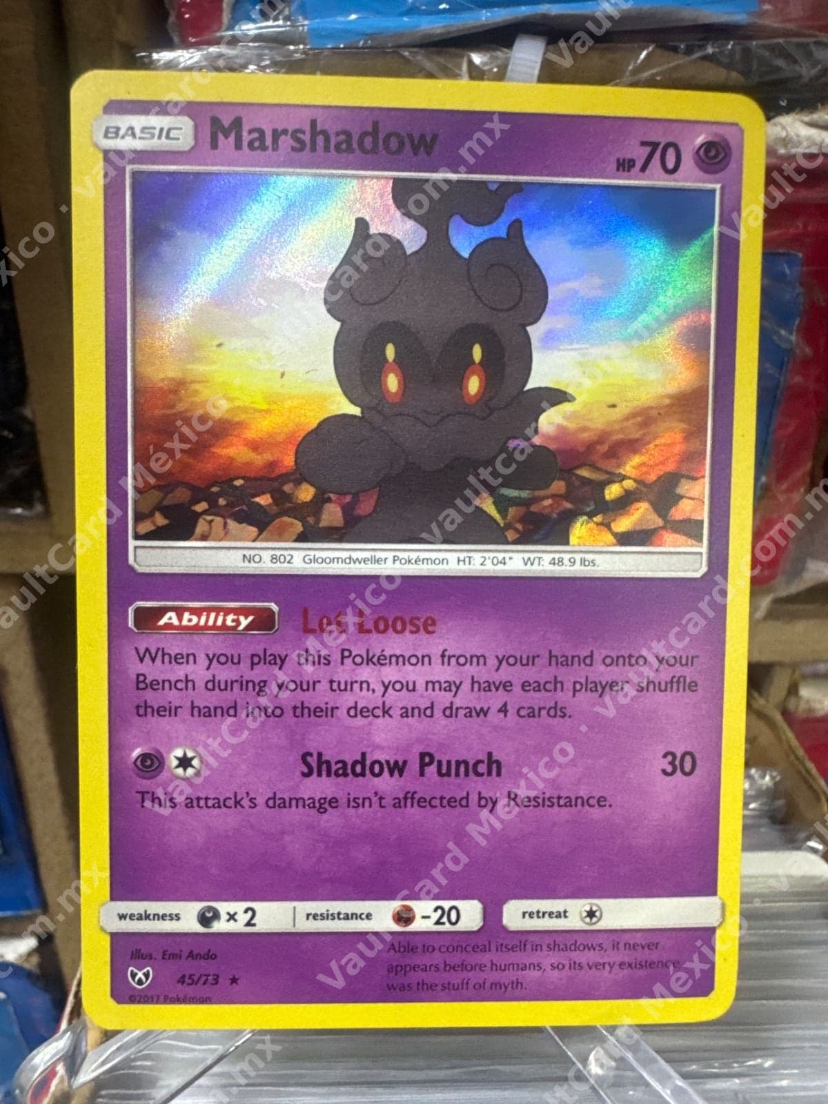 Marshadow 45/73 - Shining Legends (SLG) Inglés Holo