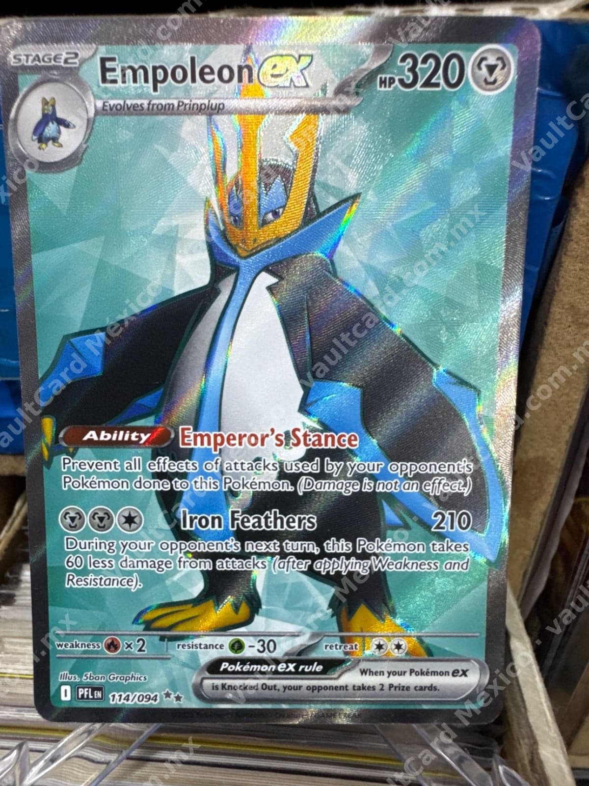 Empoleon ex 114/094 - Paldea Evolved (PFL) Inglés