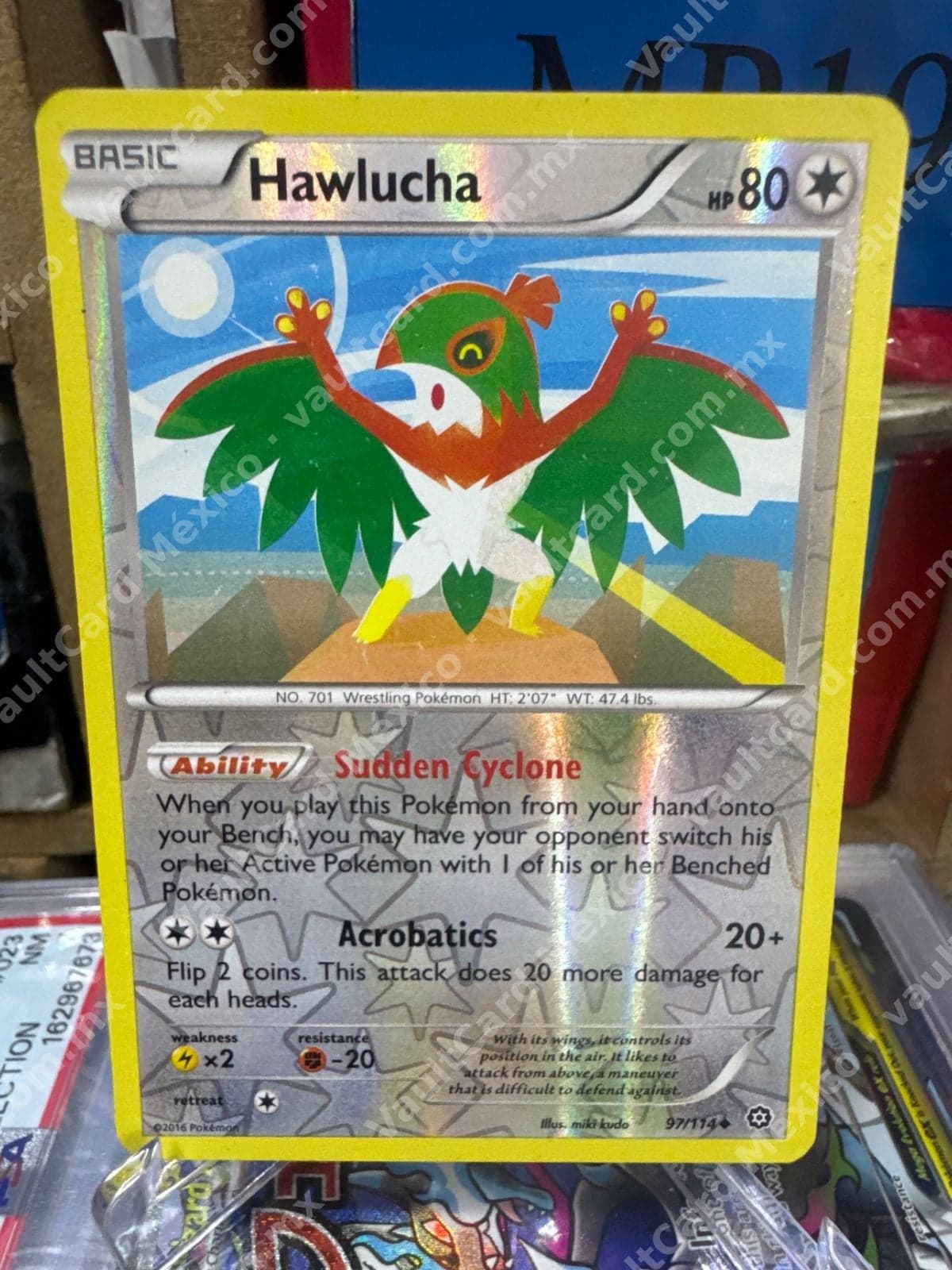 Hawlucha 97/114 - XY Steam Siege Inglés (Reverse Holo)