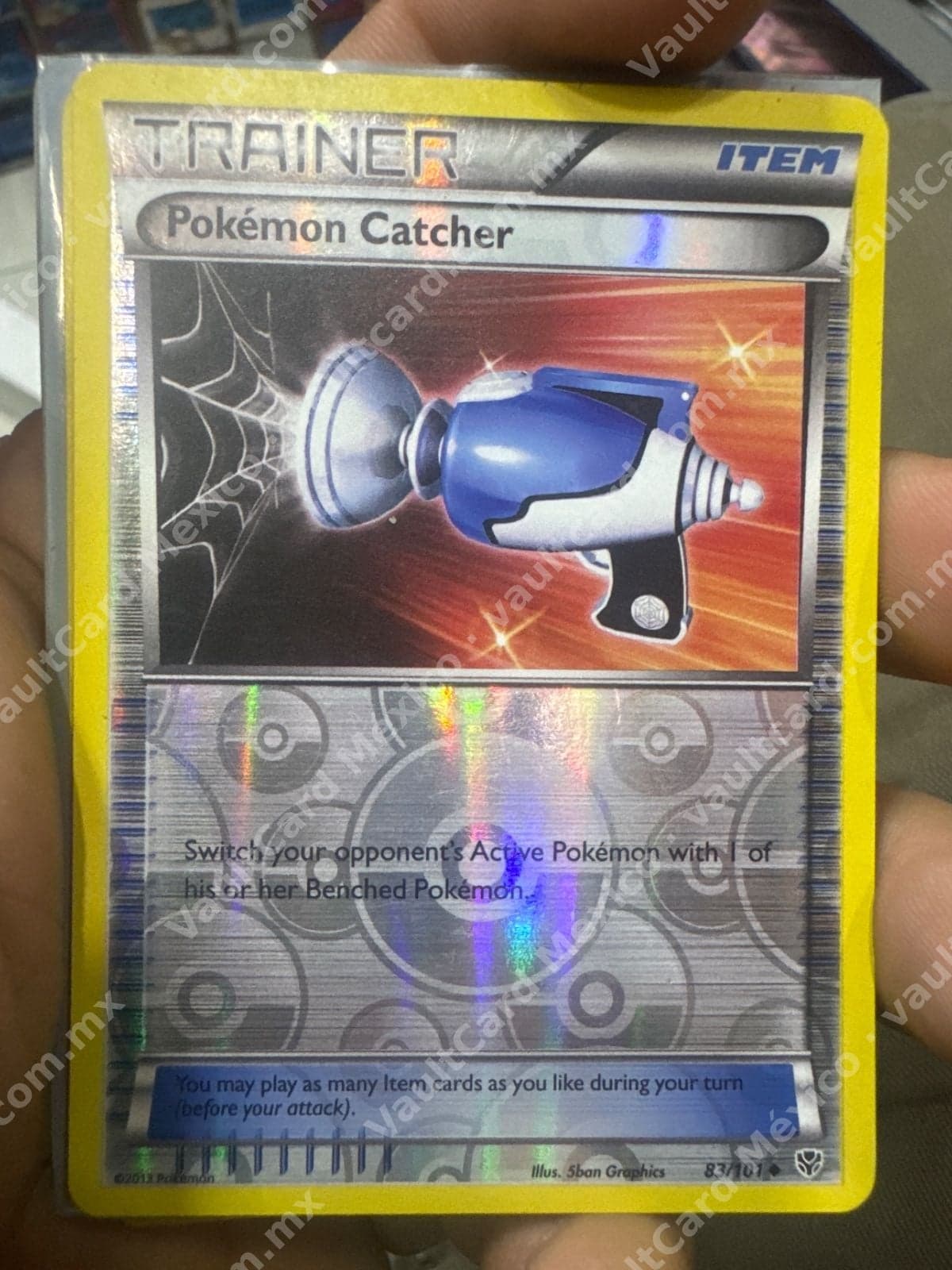 Pokémon Catcher 83/101 - Plasma Blast Inglés (Reverse Holo)