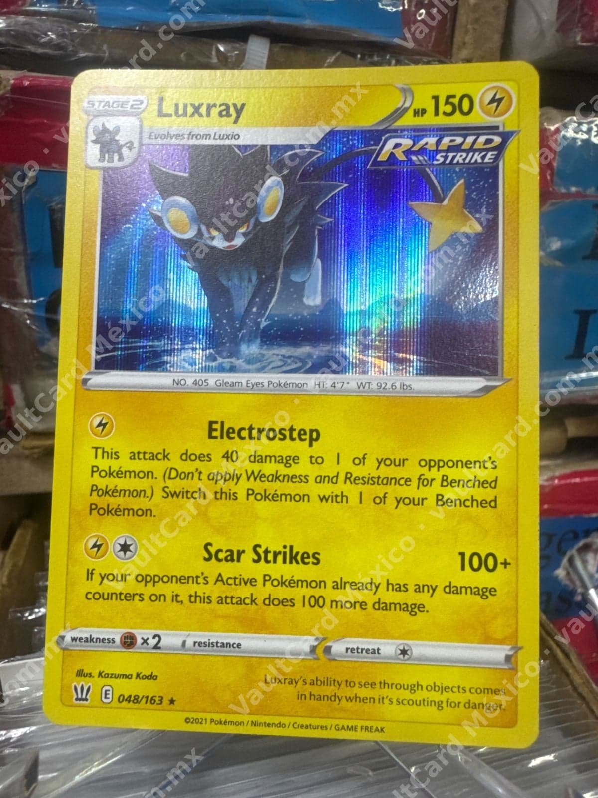 Luxray 048/163 - Battle Styles (BST) Inglés Holo