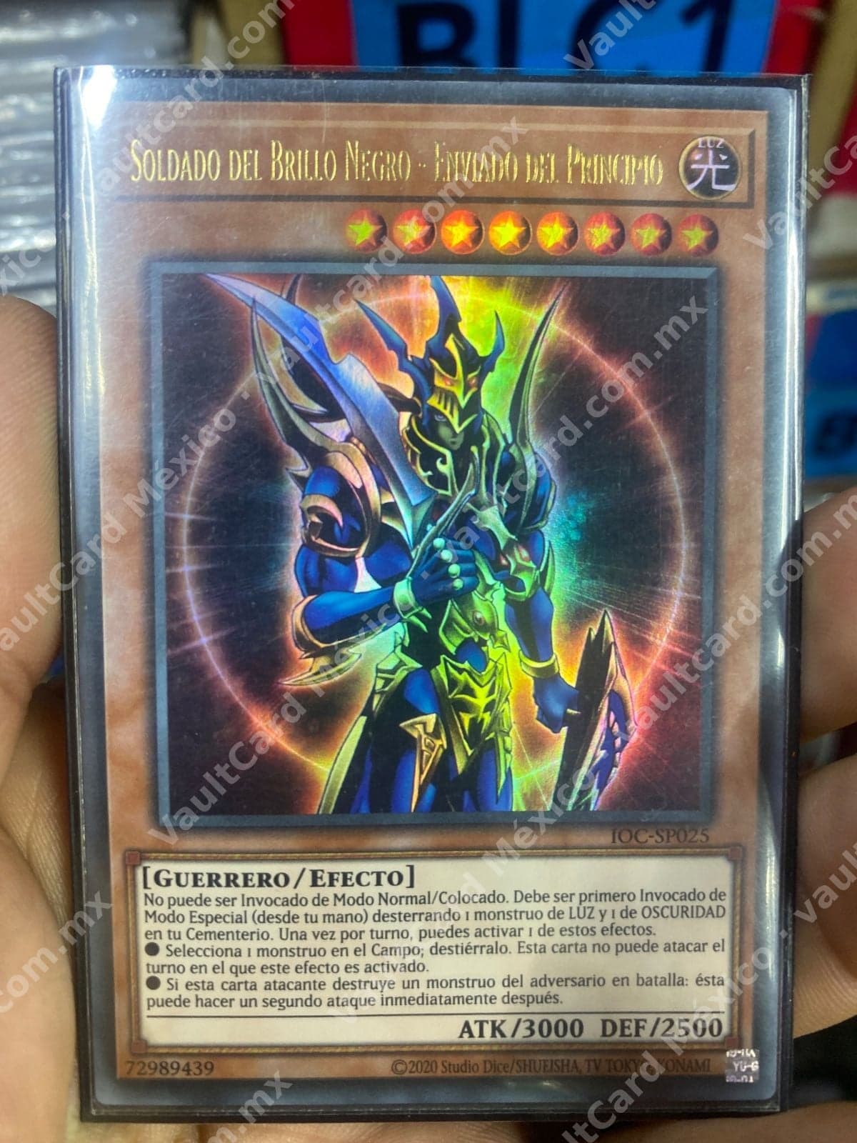 Soldado del Brillo Negro - Enviado del Principio IOC-SP025 Español Super Rare