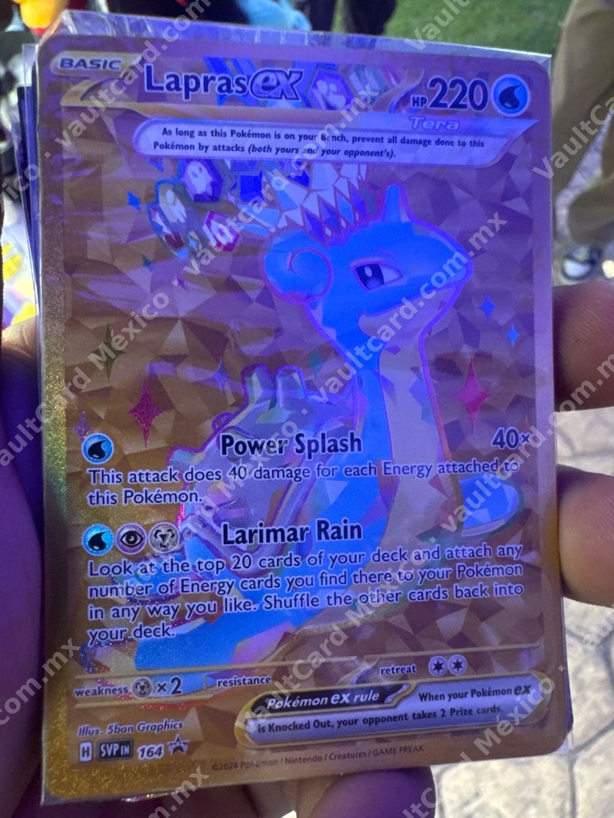 Lapras ex 164 - Promo SVP Inglés (Tera Full Art)