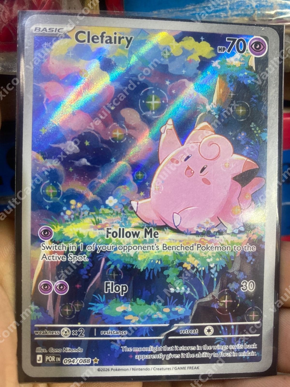 Clefairy 094/088 - (POR) Inglés Illustration Rare