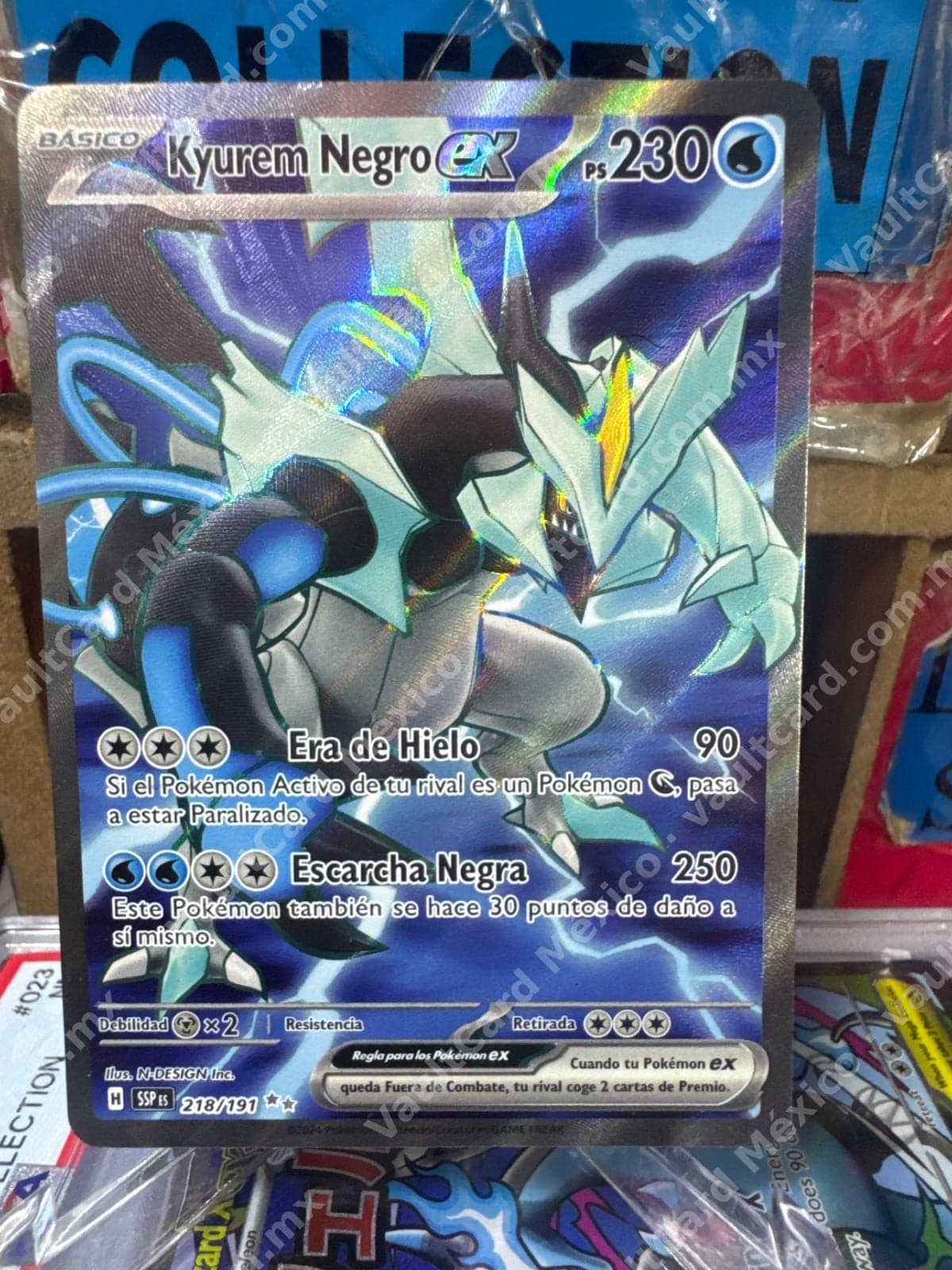 Kyurem Negro ex 218/191 - SSP Español Full Art