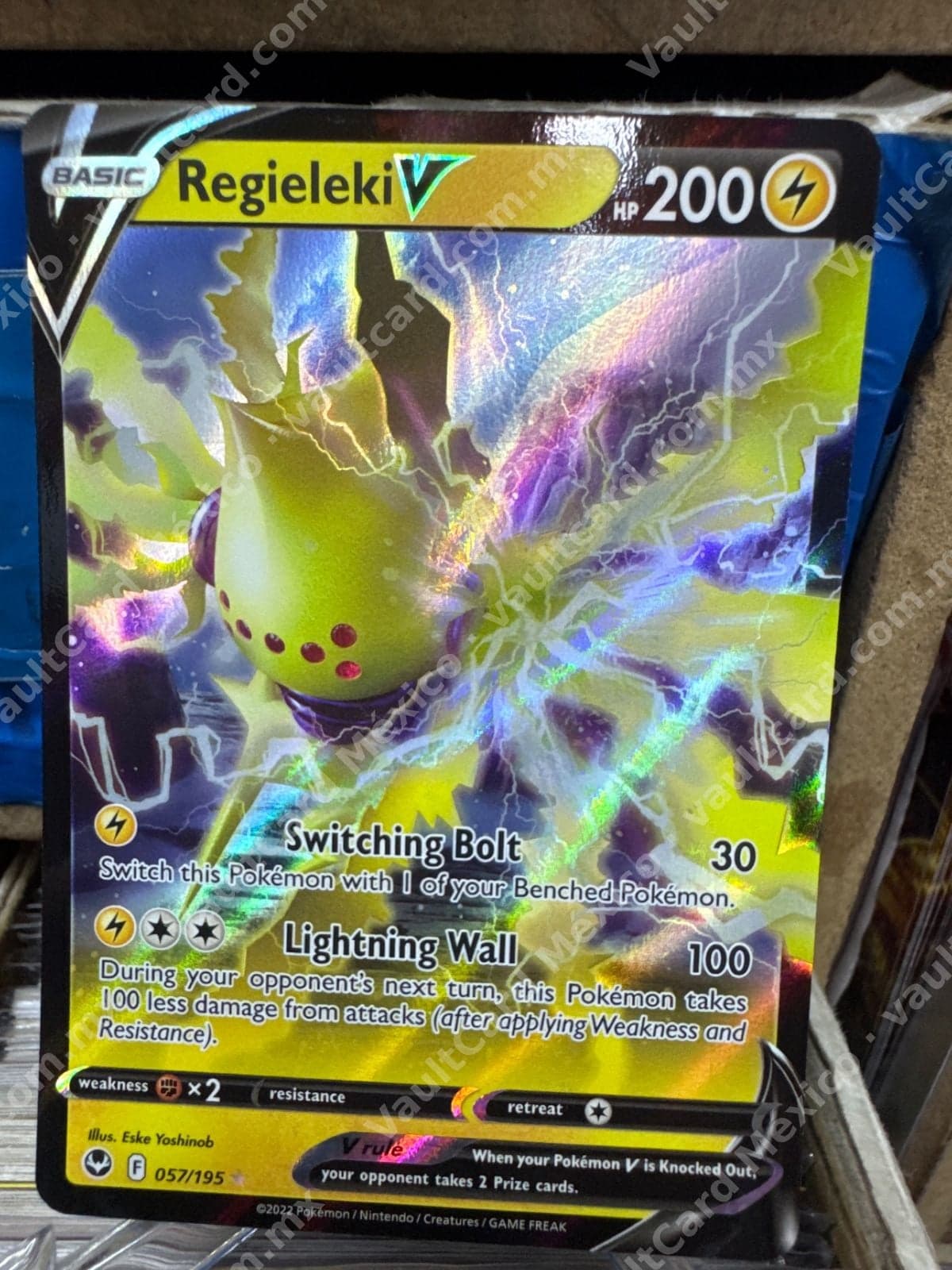 Regieleki V 057/195 - Silver Tempest (SIT) Inglés