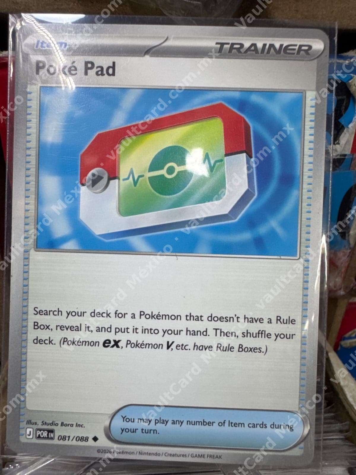 Poké Pad 081/088 - (POR) Inglés Trainer Item