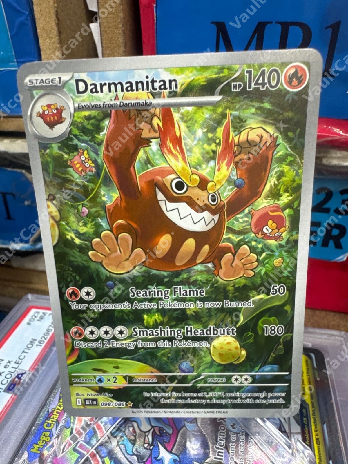 Darmanitan 098/086 - (BLK) Inglés - Illustration Rare