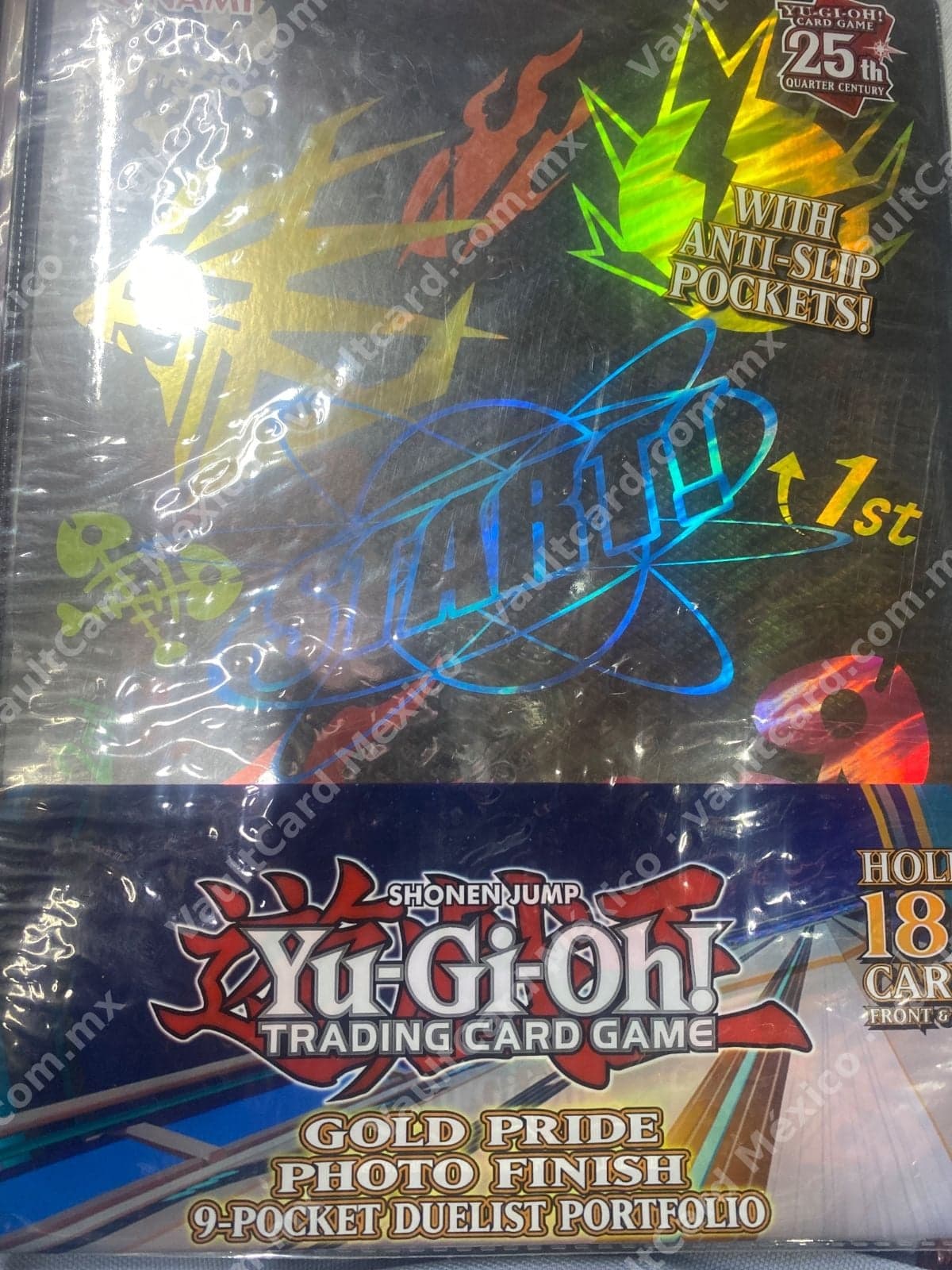 Yu-Gi-Oh! Portafolio 9 Bolsillos Gold Pride Photo Finish - Carpeta Sellada 25th