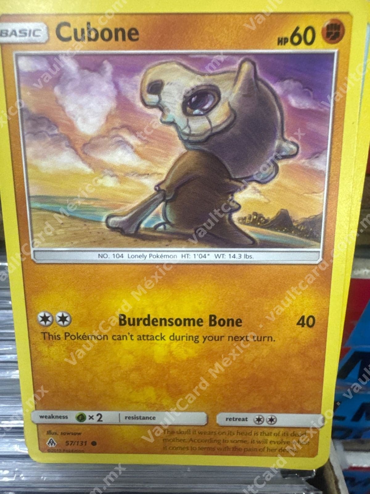 Cubone 57/131 - Forbidden Light (FLI) Inglés