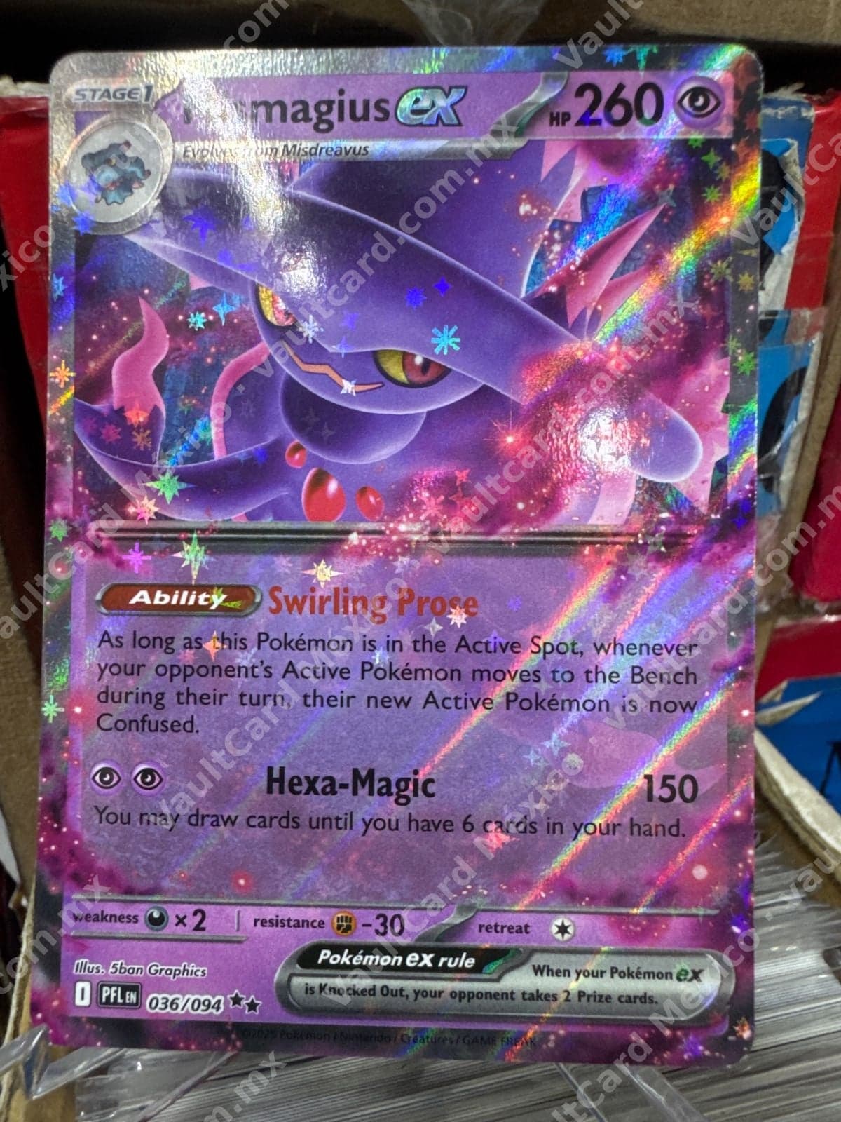 Mismagius ex 036/094 - PFL Inglés