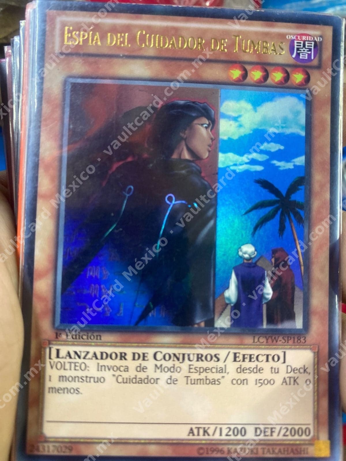 Espía del Cuidador de Tumbas LCYW-SP183 Secret Rare 1ª Edición Español