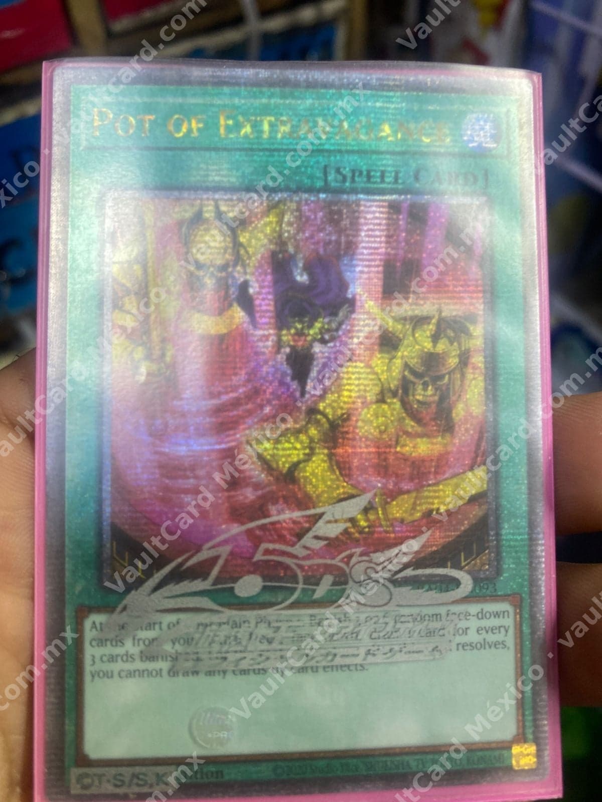 Pot of Extravagance RA04-EN093 Quarter Century Secret Rare Inglés 1st Edition