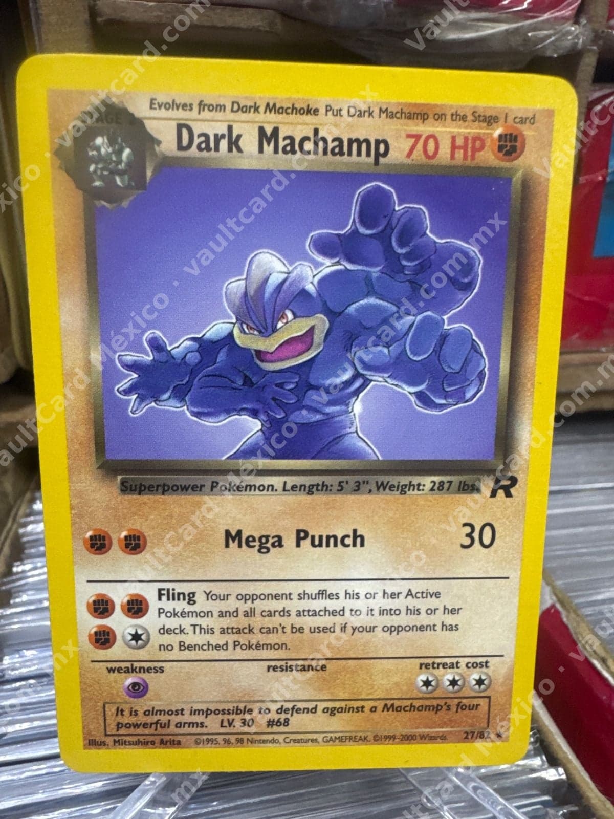 Dark Machamp 27/82 - Team Rocket Inglés (WOTC)
