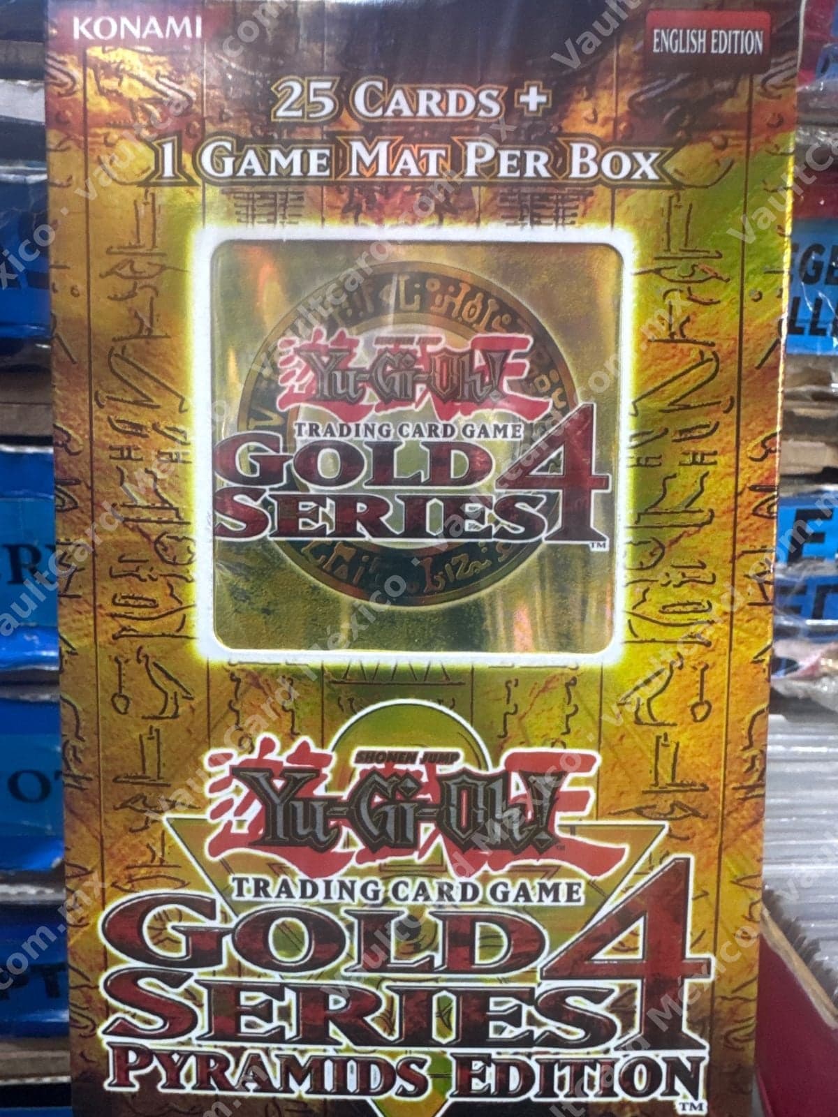 Yu-Gi-Oh! Gold Series 4 Pyramids Edition Box Sellado - English Edition (25 Cartas + Game Mat)