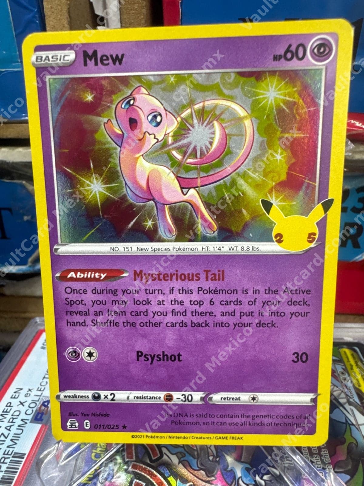 Mew 011/025 - Celebraciones 25 Aniversario Inglés
