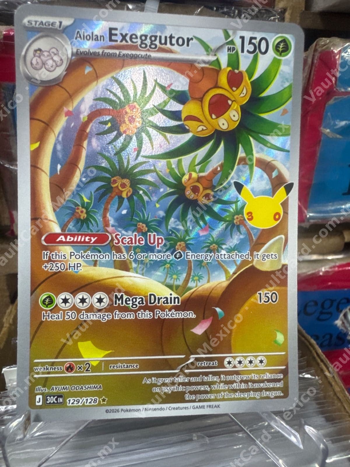 Alolan Exeggutor 129/128 - (30C) Inglés Illustration Rare