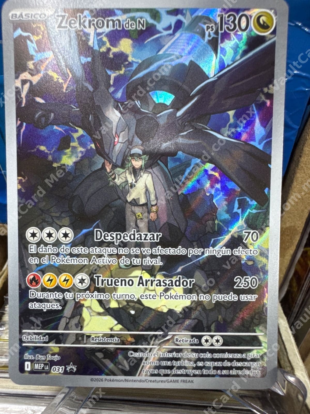 Zekrom de N 031 (MEP) Promo Full Art - Español