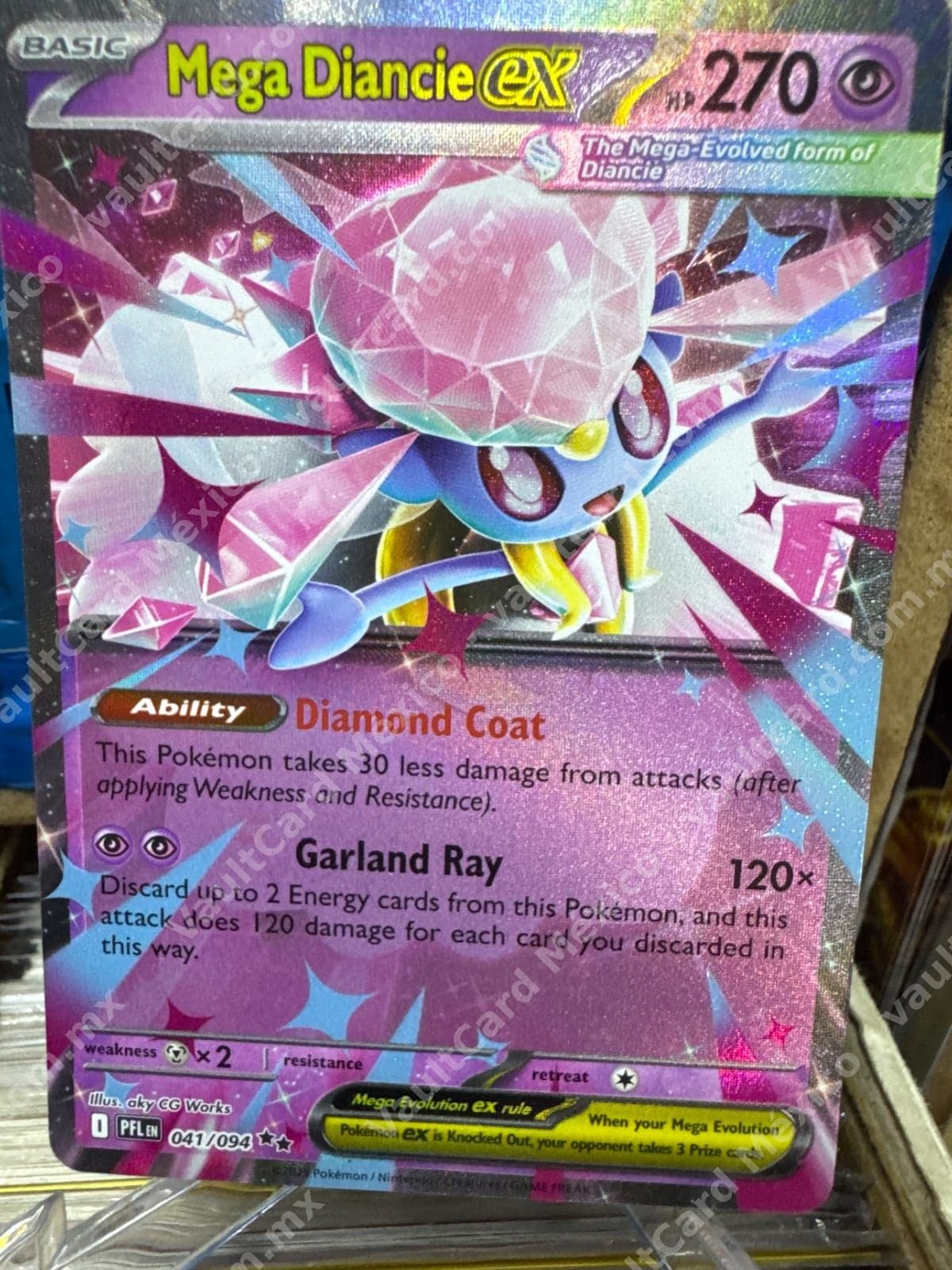 Mega Diancie ex 041/094 - (PFL) Inglés