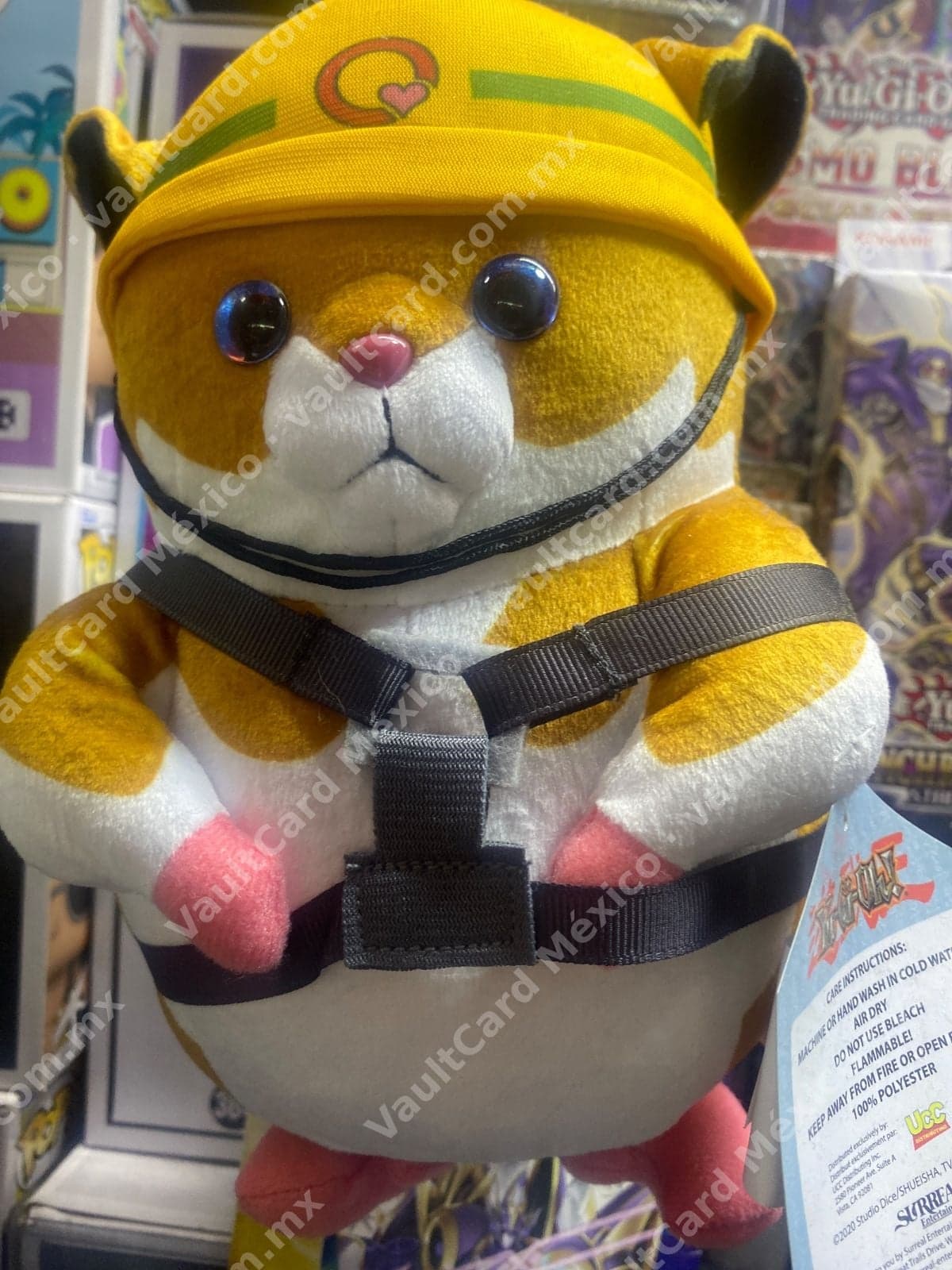 Peluche Yu-Gi-Oh! Hamster con casco - Mercancía Oficial