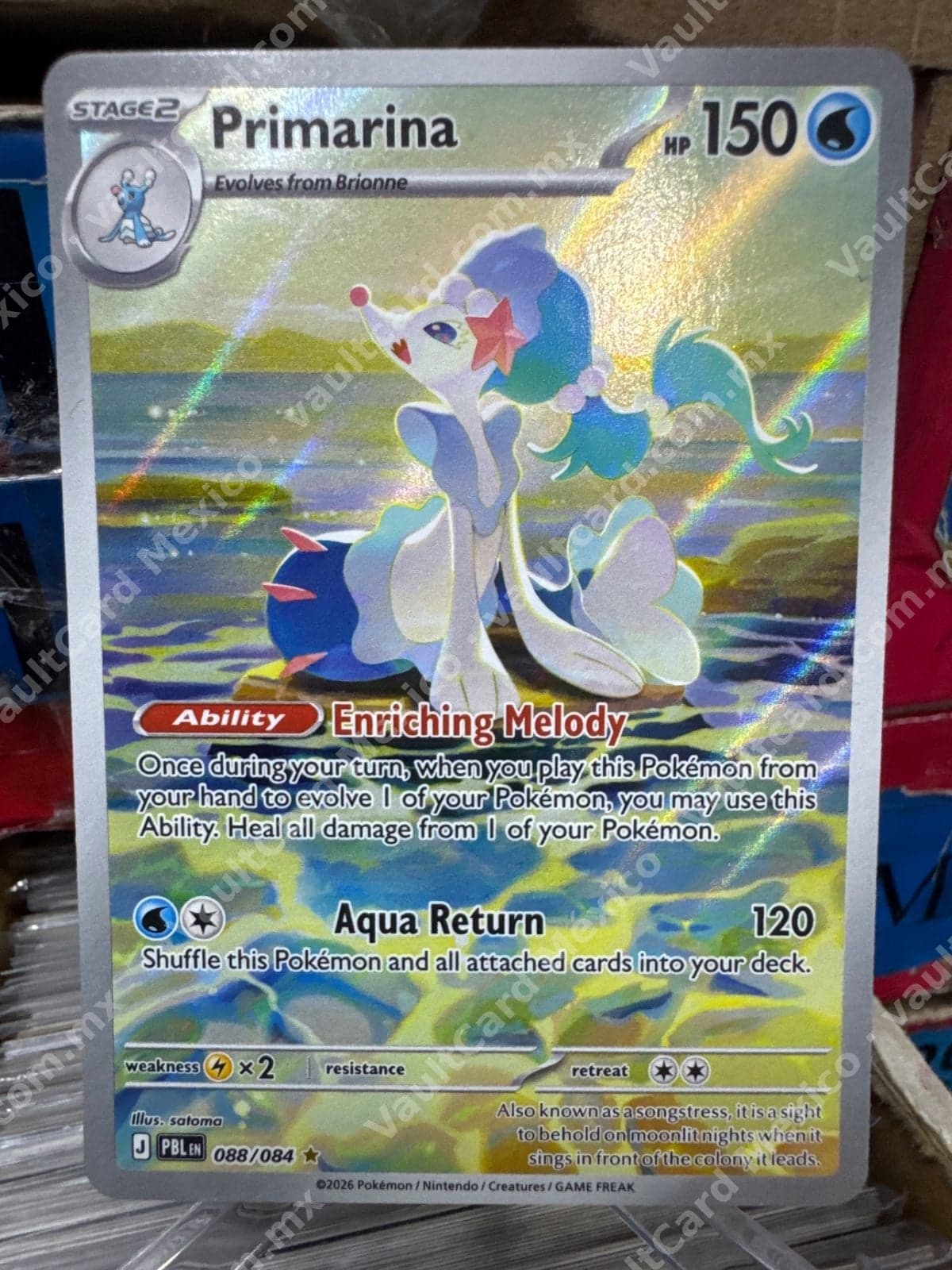 Primarina 088/084 - (PBL) Inglés - Illustration Rare