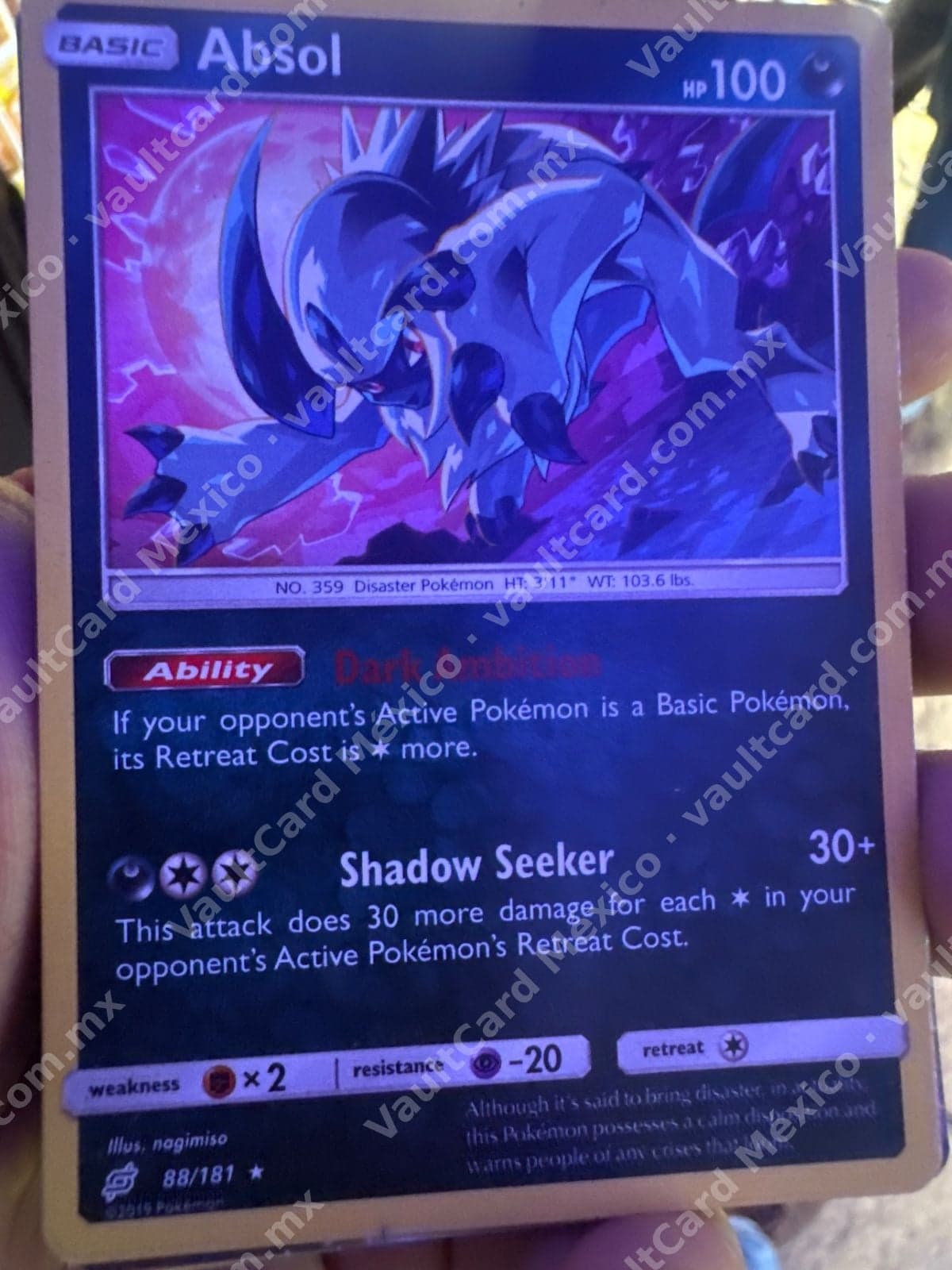 Absol 88/181 - Team Up (TEU) Inglés Holo