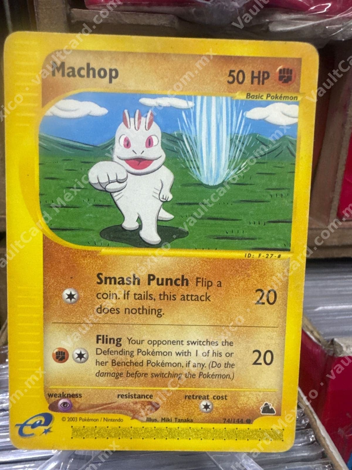 Machop 74/144 - Skyridge Inglés