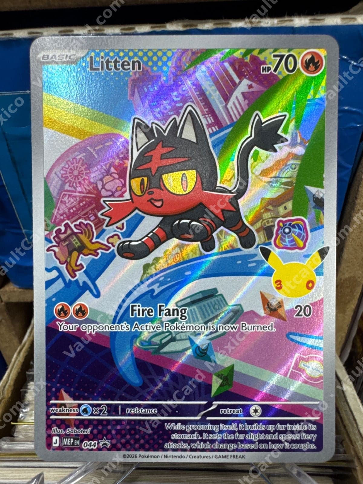 Litten 044 Promo (MEP) Inglés - Holo Full Art