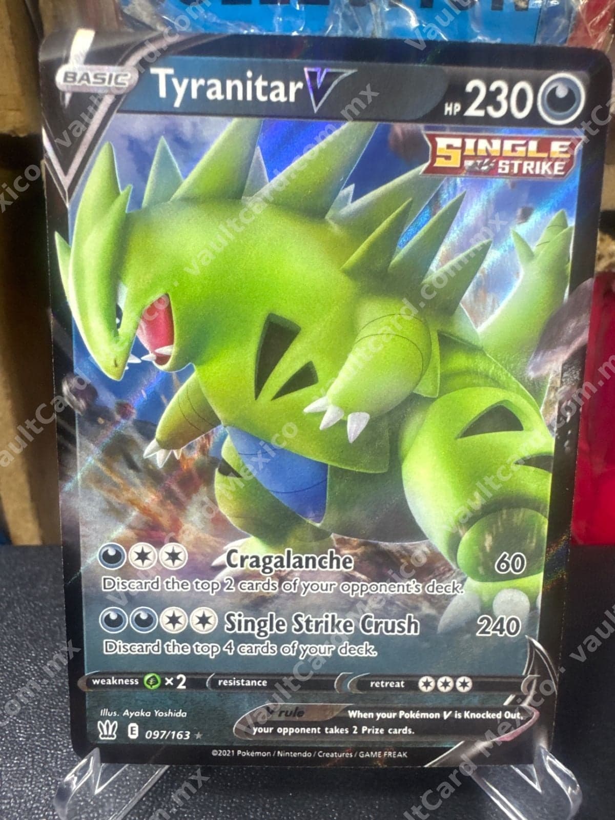 Tyranitar V 097/163 - Battle Styles (BST) Inglés