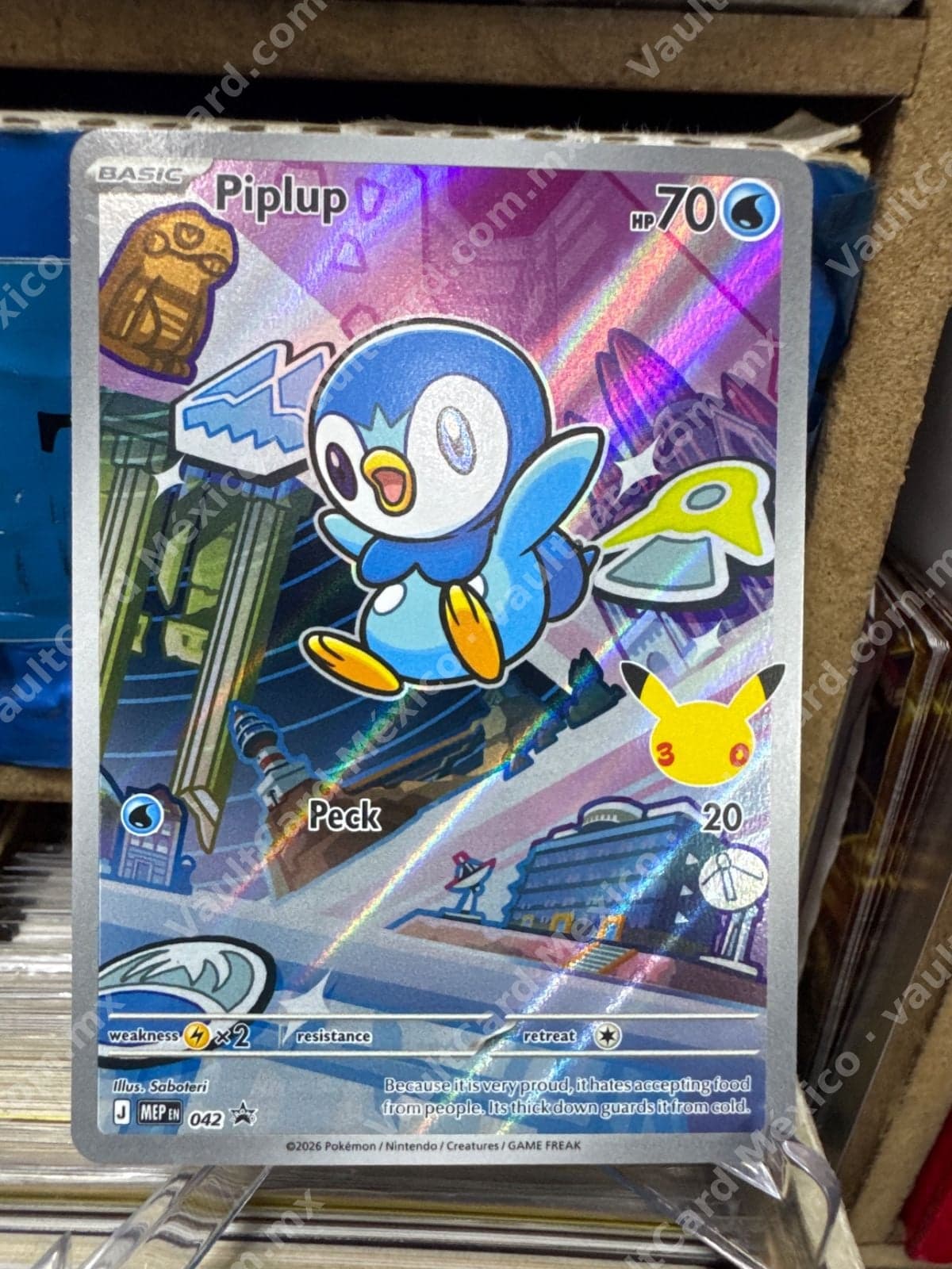 Piplup 042 - Promo (MEP) Inglés Holo